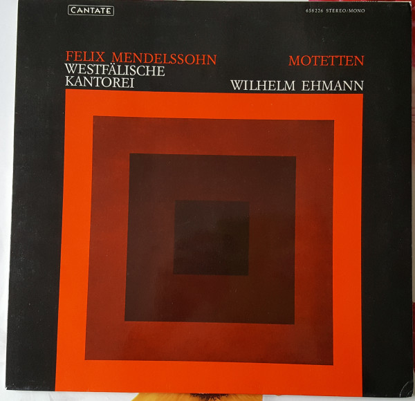 Cover Felix Mendelssohn* - Westfälische Kantorei, Wilhelm Ehmann - Motetten (LP) Schallplatten Ankauf