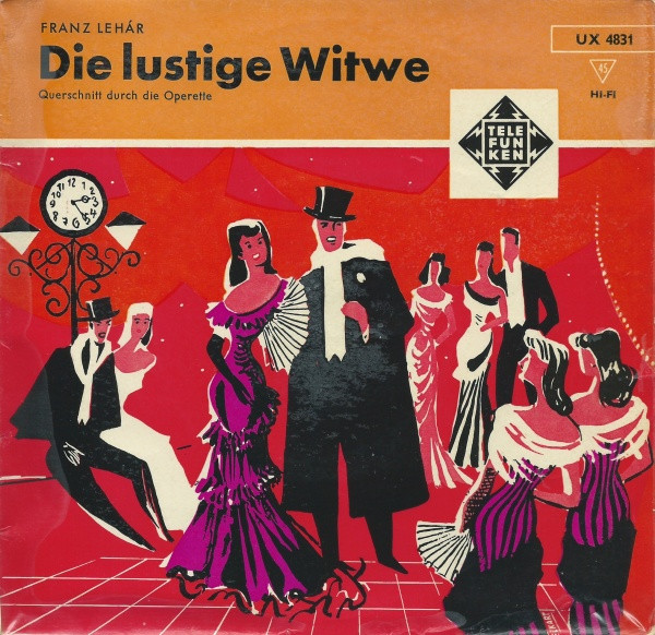 Bild Franz Lehár - Die Lustige Witwe - Querschnitt Durch Die Operette (7) Schallplatten Ankauf