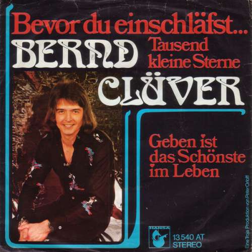 Cover Bernd Clüver - Bevor Du Einschläfst... (7, Single) Schallplatten Ankauf