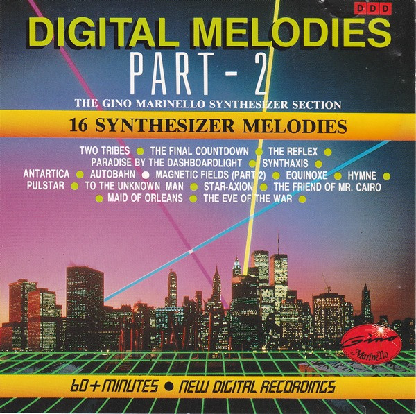 Cover The Gino Marinello Synthesizer Section - Digital Melodies Part-2 - 16 Synthesizer Melodies (CD) Schallplatten Ankauf