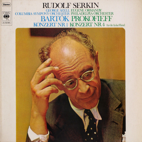 Cover Rudolf Serkin - Bartók* / Prokofiev* - Concerto No. 1 / Concerto No. 4 (For The Left Hand) (LP) Schallplatten Ankauf