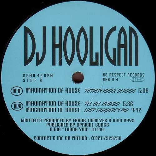 Cover DJ Hooligan - Imagination Of House (12) Schallplatten Ankauf