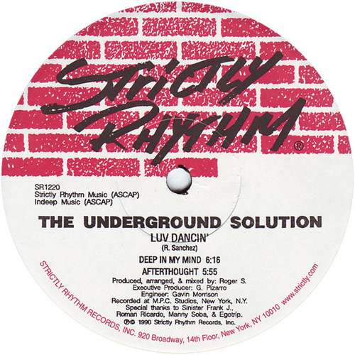 Cover The Underground Solution* - Luv Dancin' (12, RP) Schallplatten Ankauf