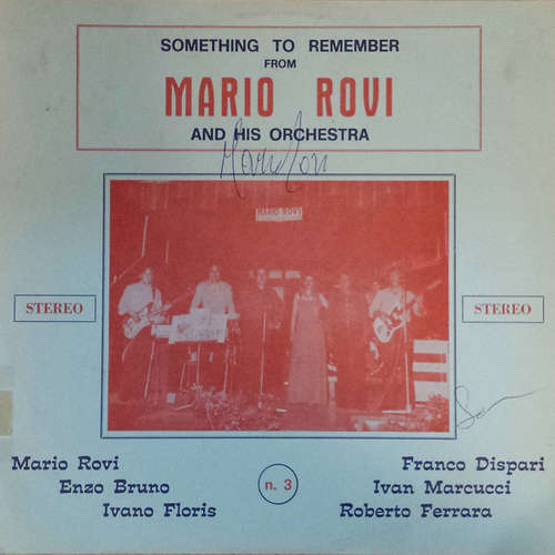 Cover Mario Rovi, Enzo Bruno (2) - Something To Remember From Mario Rovi And His Orchestra (LP) Schallplatten Ankauf