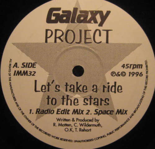 Cover Galaxy Project - Let's Take A Ride To The Stars (12) Schallplatten Ankauf