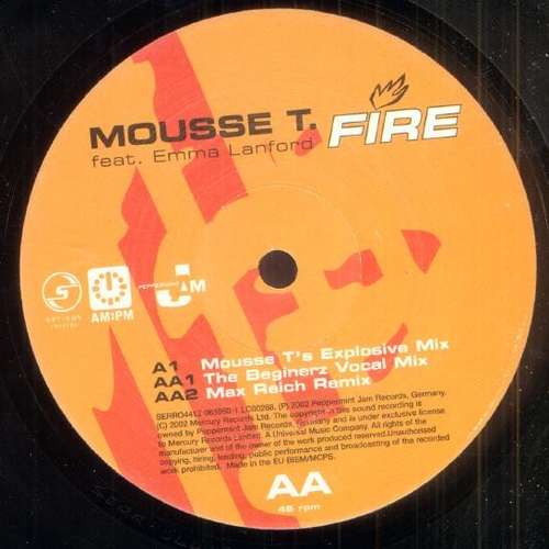 Cover Mousse T. Feat. Emma Lanford - Fire (12) Schallplatten Ankauf