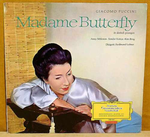 Bild Giacomo Puccini ; Anny Schlemm, Sándor Kónya, Kim Borg, Ferdinand Leitner - Madame Butterfly (LP) Schallplatten Ankauf