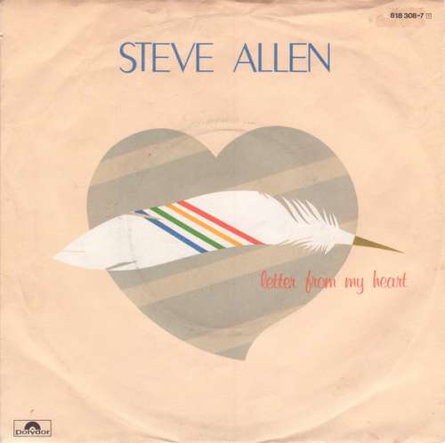 Cover Steve Allen - Letter From My Heart (7, Single) Schallplatten Ankauf