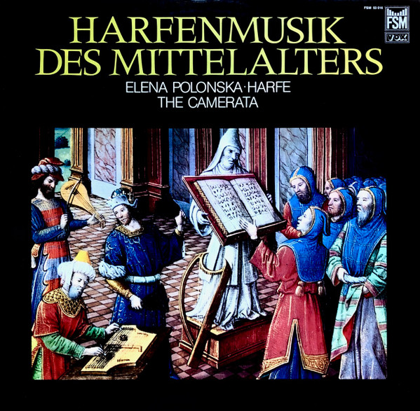Cover Elena Polonska, La Camerata - Harfenmusik Des Mittelalters (LP, Album) Schallplatten Ankauf