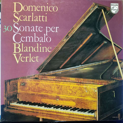 Cover Domenico Scarlatti, Blandine Verlet - 30 Sonate Per Cembalo (2xLP, Album + Box) Schallplatten Ankauf