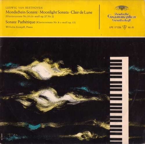 Cover Ludwig van Beethoven, Wilhelm Kempff - Klaviersonaten Cis-Moll Op. 27 Nr. 2 Und C-Moll Op. 13 (10, Mono) Schallplatten Ankauf