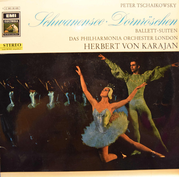 Cover Peter Tschaikowsky*, Das Philharmonia Orchester London*, Herbert Von Karajan - Schwanensee - Dornröschen - Ballett-Suiten (LP, Album) Schallplatten Ankauf