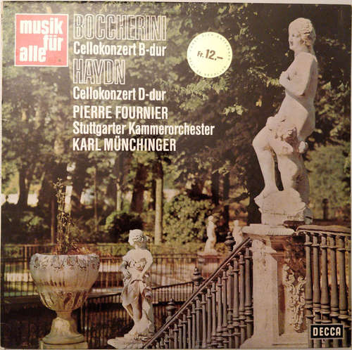 Cover Haydn*, Boccherini*, Fournier*, Karl Münchinger, Stuttgarter Kammerorchester - Cellokonzert D-dur / Cellokonzert B-dur (LP, Album) Schallplatten Ankauf