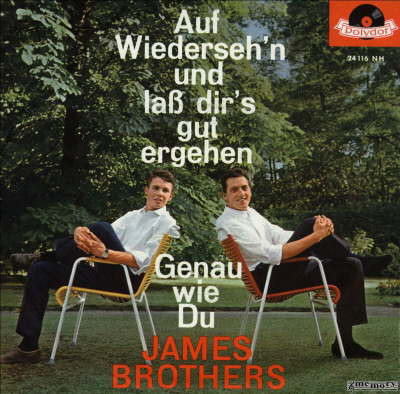 Cover Die James Brothers - Genau Wie Du / Auf Wiederseh'n Und Lass Dir's Gut Ergehen (7, Single, Mono) Schallplatten Ankauf