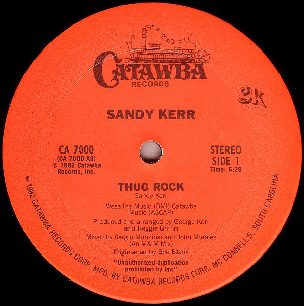 Cover Sandy Kerr - Thug Rock (12) Schallplatten Ankauf