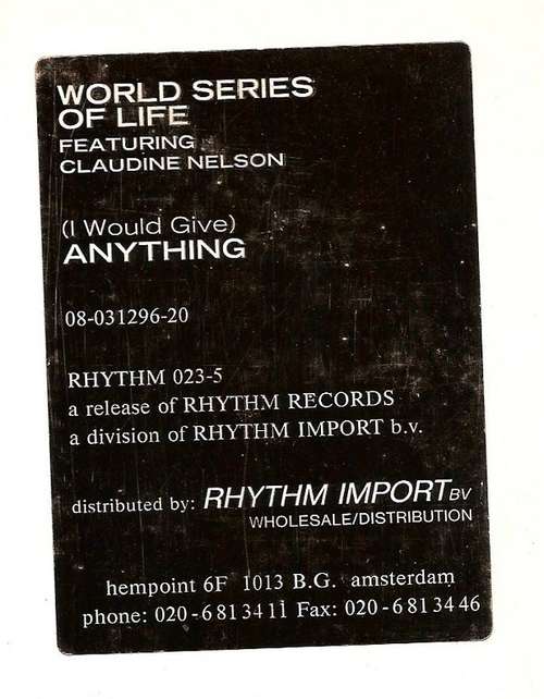 Bild World Series Of Life - I Would Give Anything (12) Schallplatten Ankauf