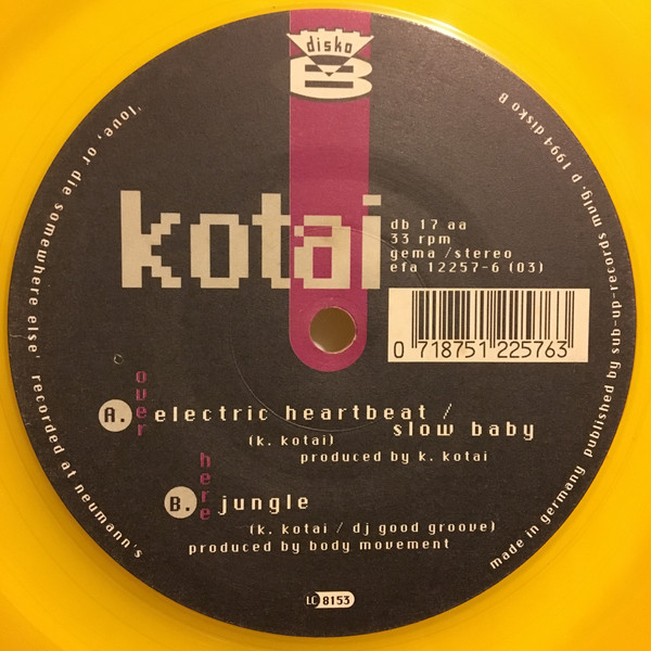 Cover Kotai - Electric Heartbeat (12, Ora) Schallplatten Ankauf