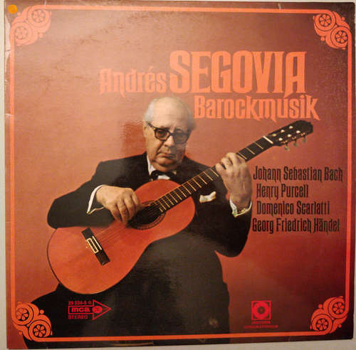 Cover Andrés Segovia - Barockmusik (LP, Club) Schallplatten Ankauf