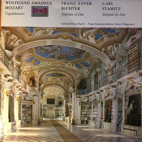 Cover Mozart*, Richter*, Stamitz*, Gerhard Haase, Prager Kammerorchester* - Fagottkonzert / Sinfonia A-Dur / Sinfonie Es-Dur (LP) Schallplatten Ankauf
