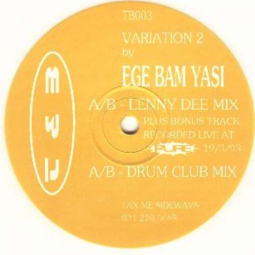Cover Ege Bam Yasi - Variation 2 (Remixes) (12, Whi) Schallplatten Ankauf