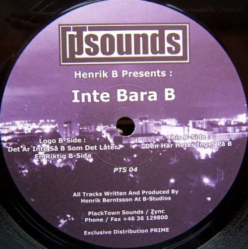 Cover Henrik B - Inte Bara B (12) Schallplatten Ankauf