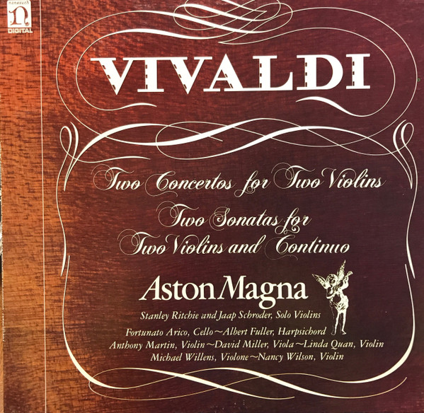 Cover Antonio Vivaldi, Aston Magna, Stanley Ritchie, Jaap Schröder - Two Concertos For Two Violins | Two Sonatas For Two Violins And Continuo (LP) Schallplatten Ankauf