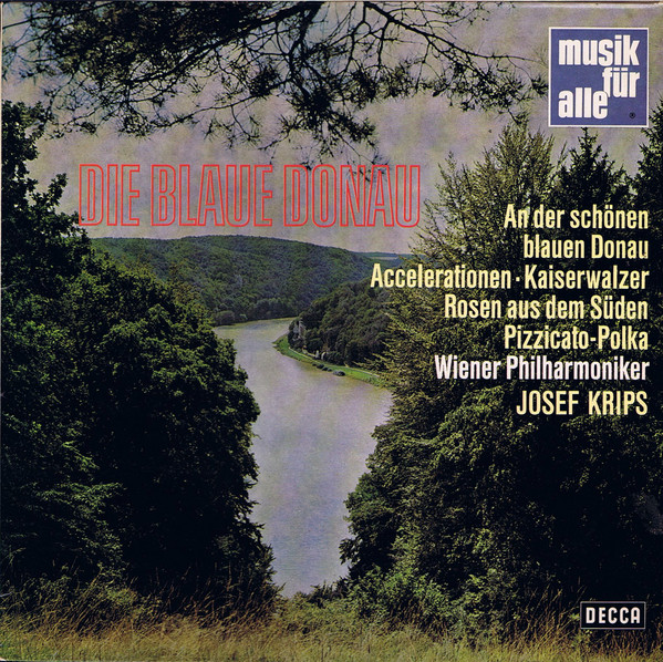 Cover Strauss*, Wiener Philharmoniker · Josef Krips - Die Blaue Donau (LP) Schallplatten Ankauf
