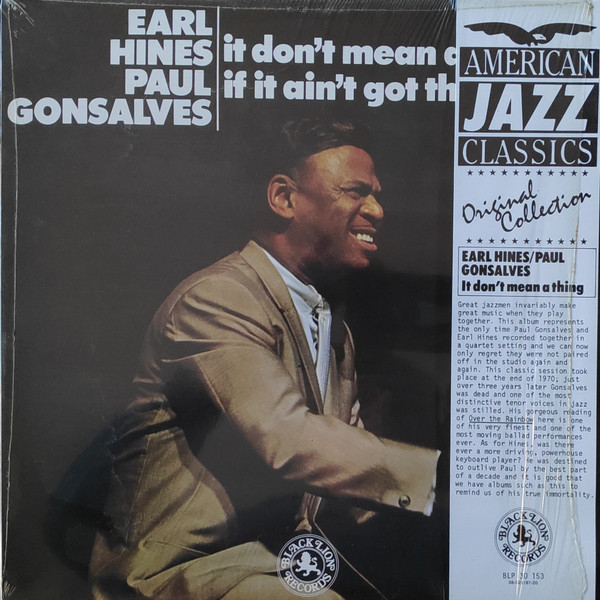Cover Earl Hines, Paul Gonsalves - It Don't Mean A Thing If It Ain't Got That Swing! (LP, Album, RE) Schallplatten Ankauf