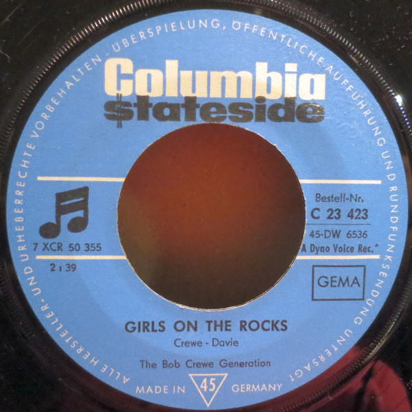 Cover The Bob Crewe Generation - Music To Watch Girls By / Girls On The Rocks (7, Single) Schallplatten Ankauf