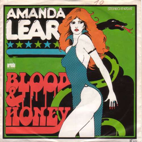 Cover Amanda Lear - Blood & Honey (7, Single) Schallplatten Ankauf
