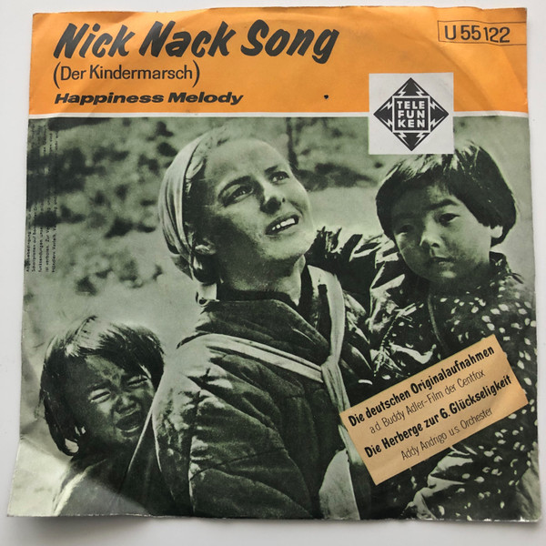 Cover Addy Andrigo Und Sein Orchester - Nick Nack Song (Der Kindermarsch) (7, Single) Schallplatten Ankauf