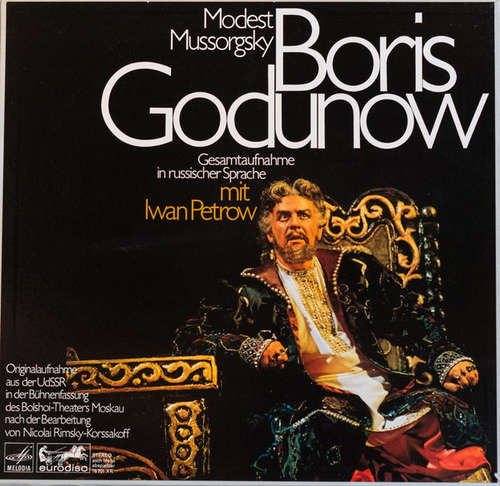 Cover M. Musorgsky*  - mit Iwan Petrow* - Boris Godunov (4xLP + Box) Schallplatten Ankauf