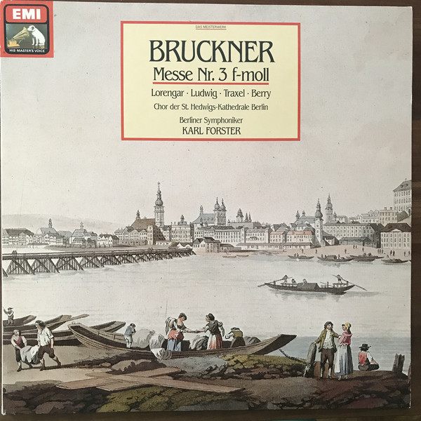 Cover Anton Bruckner, Chor Der St. Hedwigs-Kathedrale Berlin - Große Messe Nr. 3 F-Moll (LP, RE) Schallplatten Ankauf