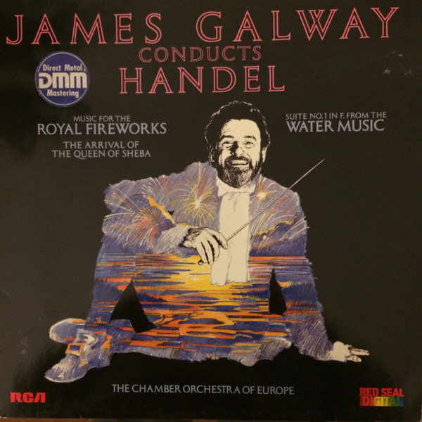 Cover James Galway, Georg Friedrich Händel, The Chamber Orchestra Of Europe - James Galway Conducts Handel (LP) Schallplatten Ankauf