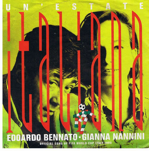 Cover Edoardo Bennato - Gianna Nannini - Un' Estate Italiana (7, Single) Schallplatten Ankauf