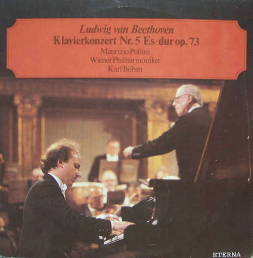 Cover Ludwig van Beethoven - Maurizio Pollini, Wiener Philharmoniker, Karl Böhm - Klavierkonzert Nr. 5 Es-Dur Op.73 (LP, Album, Blu) Schallplatten Ankauf