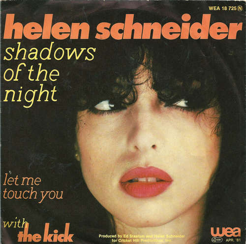 Cover Helen Schneider With The Kick (2) - Shadows Of The Night (7, Single) Schallplatten Ankauf