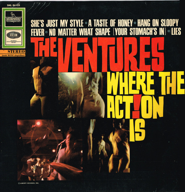 Cover The Ventures - Where The Action Is (LP, Album) Schallplatten Ankauf