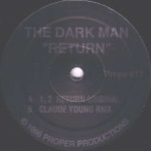 Cover The Dark Man - Return (12) Schallplatten Ankauf