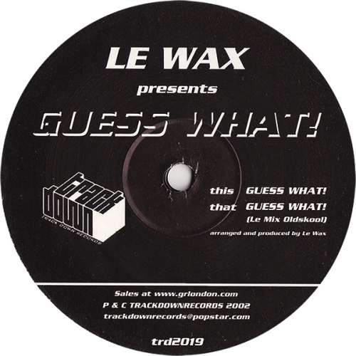 Bild Le Wax - Guess What! (12) Schallplatten Ankauf