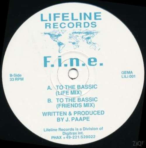 Cover F.I.N.E. - To The Bassic (12) Schallplatten Ankauf