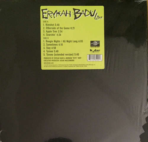 Cover Erykah Badu - Live (LP, Album) Schallplatten Ankauf
