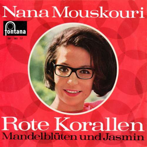 Cover Nana Mouskouri - Rote Korallen (7, Single, Mono) Schallplatten Ankauf