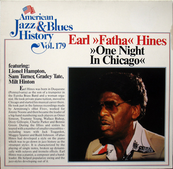 Bild Earl Fatha Hines* - One Night In Chicago (LP, Album, RE) Schallplatten Ankauf
