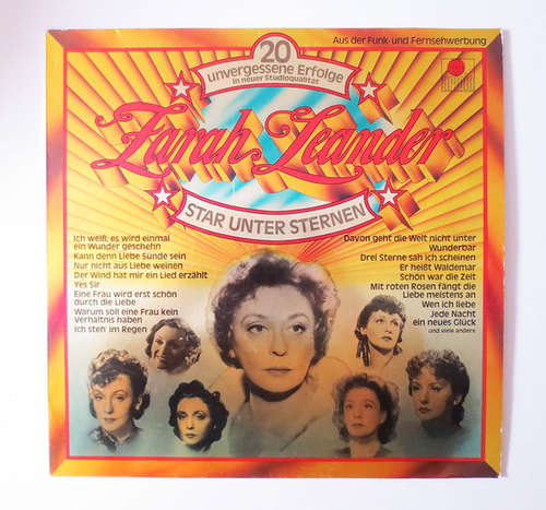 Cover Zarah Leander - Star Unter Sternen (20 Unvergessene Erfolge) (LP, Comp, Mono) Schallplatten Ankauf
