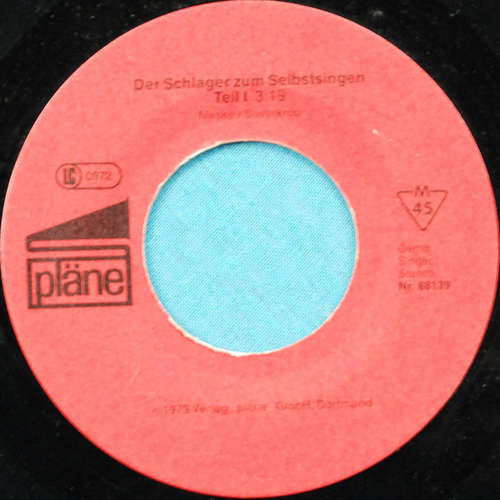 Cover Unknown Artist - Der Schlager Zum Selbstsingen (7, Single) Schallplatten Ankauf
