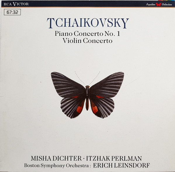 Cover Tchaikovsky*, Misha Dichter, Itzhak Perlman, Boston Symphony Orchestra, Erich Leinsdorf - Piano Concerto No. 1 - Violin Concerto (LP, Album) Schallplatten Ankauf
