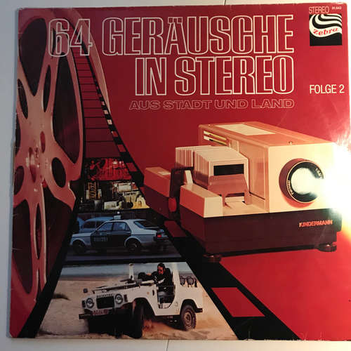 Cover Zebra Studios - 64 Geräusche in Stereo Folge 2 aus Stadt und Land (LP, Comp) Schallplatten Ankauf