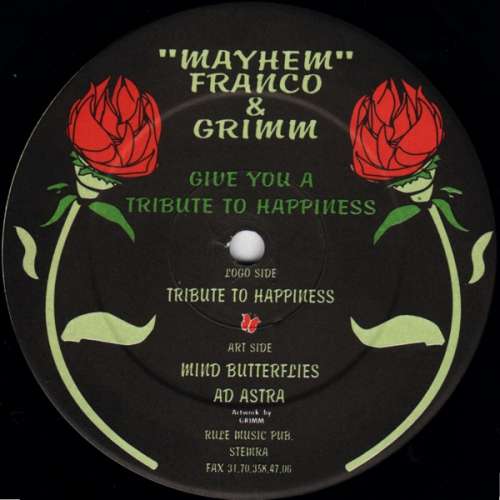 Cover Mayhem Franco & Grimm* - Give You A Tribute To Happiness (12) Schallplatten Ankauf