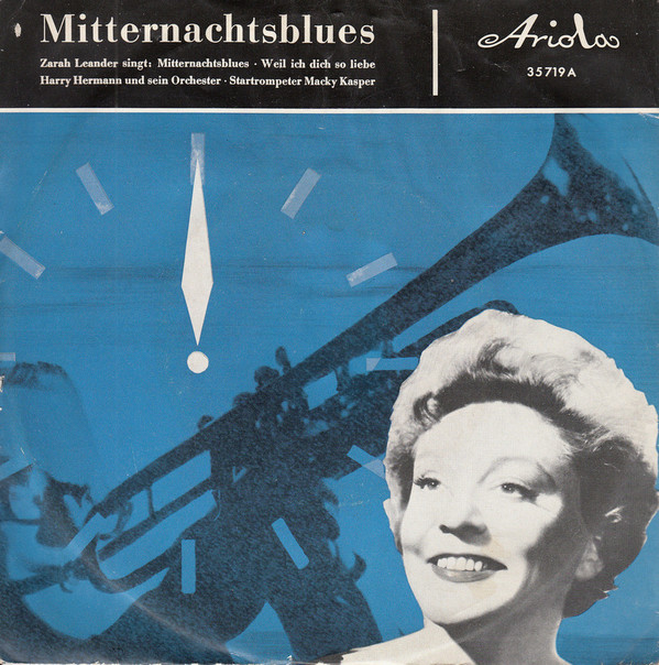 Cover Zarah Leander - Mitternachtsblues / Weil Ich Dich So Liebe (7, Single, Mono) Schallplatten Ankauf